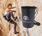 2PCS Black Professional Rock Climbing Gear Bag - 840D Heavy Duty Oxford Cloth Waist Pouch for Mountaineering, Bouldering, and Outdoor Equipment Storage