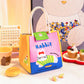 3 PCS Cute Cartoon Large Capacity Lunch Bag - Portable Soft  Handbag for School and Office - Reusable Picnic Food Storage Pouch with Comfortable Rope Handles
