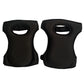 Professional Neoprene Garden Knee Pads - Adjustable Elastic Cushioned Protection for Gardening, Flooring, Housework and Outdoor Landscaping - Black 2 Pairs