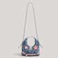 Trendy Denim Crescent Bag - Distressed Star Punk Style Crossbody Handbag - Chic Small Hobo Bag for Women - Spicy Girl Streetwear Aesthetic