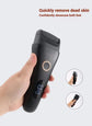 White Professional Electric Foot Callus Remover - Rechargeable Pedicure Tool with 3 Adjustable Speeds, Smart LED Display, and 3 Replaceable Grinding Heads for Smooth Feet