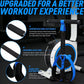 Yellow Multifunctional Pedal Resistance Band - Home Fitness Sit-up Assistant with Foot Pedals and Elastic Pull Rope - Full Body Workout Equipment for Abs, Arms, Legs and Glutes
