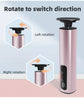 Rose Gold Professional 2-in-1 Electric Foot Callus Remover and Manicure Kit - 9 Speeds Rechargeable Electronic Foot File with LCD Display - Professional Pedicure Tool for Dead Skin and Nail Care