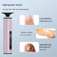 Blue Professional 2-in-1 Electric Foot Callus Remover and Manicure Kit - 9 Speeds Rechargeable Electronic Foot File with LCD Display - Professional Pedicure Tool for Dead Skin and Nail Care