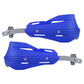Professional Universal Motorcycle Handguards for Honda CC110 Cross Cub - Heavy Duty Aluminum Alloy Anti-Collision Brush Guards, Carbon Fiber Style Handlebar Protectors for Dirt Bikes and Off-Road Motorcycles - 1 Pair—Blue