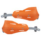 Professional Universal Motorcycle Handguards for Honda CC110 Cross Cub - Heavy Duty Aluminum Alloy Anti-Collision Brush Guards, Carbon Fiber Style Handlebar Protectors for Dirt Bikes and Off-Road Motorcycles - 1 Pair—Orange