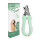 3 PCS Green Professional Pet Nail Clippers for Dogs and Cats - Sharp Stainless Steel Blades with Safety Guard and Anti-Splash Baffle - Ergonomic Non-Slip Handle for Safe and Easy Grooming