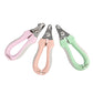 3 PCS Green Professional Pet Nail Clippers for Dogs and Cats - Sharp Stainless Steel Blades with Safety Guard and Anti-Splash Baffle - Ergonomic Non-Slip Handle for Safe and Easy Grooming