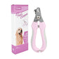 3 PCS Purple Professional Pet Nail Clippers for Dogs and Cats - Sharp Stainless Steel Blades with Safety Guard and Anti-Splash Baffle - Ergonomic Non-Slip Handle for Safe and Easy Grooming