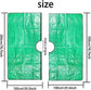 78.7 x 78.7 Inch Garden Leaf Collection Tarp with Center Hole - Waterproof PE Landscape Cleanup Mat - Heavy Duty Garden Debris Tarp for Shrub Trimming and Hedge Pruning - Green