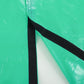 78.7 x 78.7 Inch Garden Leaf Collection Tarp with Center Hole - Waterproof PE Landscape Cleanup Mat - Heavy Duty Garden Debris Tarp for Shrub Trimming and Hedge Pruning - Green