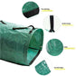 Heavy Duty Horizontal Garden Leaf Collection Bag - Large Capacity Waterproof Waste Scoop Tarp with Reinforced Handles for Lawn Debris, Grass, and Yard Cleanup