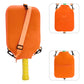 SA02 Orange Neoprene Pickleball Paddle Cover (racket not included)  - Protective Crossbody Bag with Adjustable Shoulder Strap and Fence Hook - Universal Lightweight Paddle Case for All Skill Levels