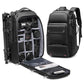 Professional Large Capacity Camera Backpack - Waterproof Anti-Theft DSLR Mirrorless Bag with 17-Inch Laptop Compartment and TSA Combination Lock for Travel and Business