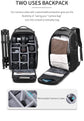 Professional Large Capacity Camera Backpack - Waterproof Anti-Theft DSLR Mirrorless Bag with 17-Inch Laptop Compartment and TSA Combination Lock for Travel and Business