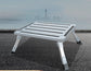 Heavy Duty Aluminum Folding Step Stool - Portable RV Platform and Work Bench with Non-Slip Surface - Collapsible Multi-Purpose Step for Camping, Home, and Outdoor Use