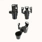 3 PCS Black 2-in-1 Universal Car Cup Holder Expander - 360 Degree Rotating Multifunctional Beverage Rack, Adjustable Upper Base Storage Organizer for Water Bottles, Coffee Mugs and Fast Food Cups