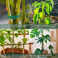 400 pcs Reusable Hook and Loop Cable Ties - 6-Inch T-Type Nylon Fastening Straps for Office Cable Management and Garden Plant Support, Interconnectable Design, Green
