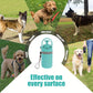 Blue Portable 6-Claw Pet Pooper Scooper - Hands-Free Dog Waste Picker with Integrated Bag Dispenser and Storage Cap - Lightweight Sanitary Waste Removal Tool for Outdoor Walking and Travel