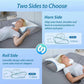 Cervical Memory Foam Pillow - Butterfly Contour Ergonomic Neck Support - 100% Slow Rebound Orthopedic Design for Side and Back Sleepers - Breathable Mesh with Washable Cover