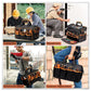 17 Inch Heavy Duty Tool Bag - 43cm Wide Open Mouth Organiser - Thickened Wear Resistant Oxford Cloth with Adjustable Padded Strap, Multi-Pocket Storage for Electricians Plumbers and Professional Trades