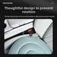 Gray 360 Degree Rotating Car Seat Cushion - 53cm Nano Tech Swivel Mobility Aid - Easy Vehicle Entry and Exit for Seniors, Breathable Non Slip Ergonomic Support for Home Office and Travel