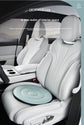 Gray 360 Degree Rotating Car Seat Cushion - 53cm Nano Tech Swivel Mobility Aid - Easy Vehicle Entry and Exit for Seniors, Breathable Non Slip Ergonomic Support for Home Office and Travel