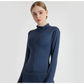 XXL Blue High-Stretch Slim Fit Yoga Jacket - Full Zip Workout Sports Jacket for Women