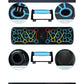 With Handle and Drawstring Multifunctional Push-Up Board - 9-in-1 Foldable Push-Up System for Strength Training