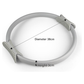 2 PCS Black 38cm Pilates Ring Circle with Comfort Foam Handles for Core & Muscle Toning