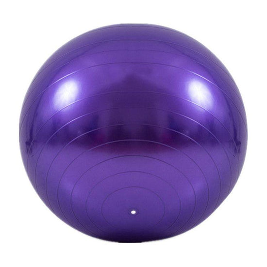 Purple 65cm Anti-Burst Yoga Exercise Ball for Pilates & Core Strength