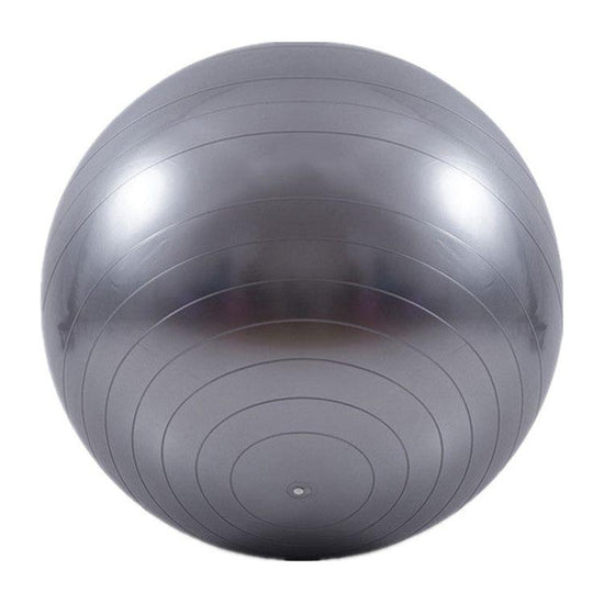 Grey 65cm Anti-Burst Yoga Exercise Ball for Pilates & Core Strength