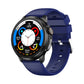 Blue Round 1.3 Touch Screen Smartwatch with Heart Rate & Fitness Tracking"