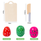 Kids Wooden Fruit Cutting Toy Set - 8 Fruits, Knife, and Cutting Board, 18x15cm Storage Container