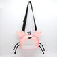 3 PCS Pink Cute Crab Mesh Beach Bag for Kids - Shell Collecting Sand Toy Bag for Toddlers