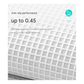 White Happy Bath Mat - Super Absorbent, Non-Slip Bathroom Floor Mat - 50x80cm