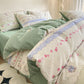 Rabbit Thick Brushed Cotton 4-Piece Bed Sheet Set (1.5m Bed) - Fits 200x230cm Duvet