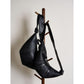 Small Black Stylish Croissant Crossbody Bag - Elegant Horn-Shaped Design with Lazy Chic Vibes