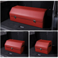 Medium Sized Burgundy Foldable Car Trunk Storage Box - Large Capacity Insertable Rear Organizer