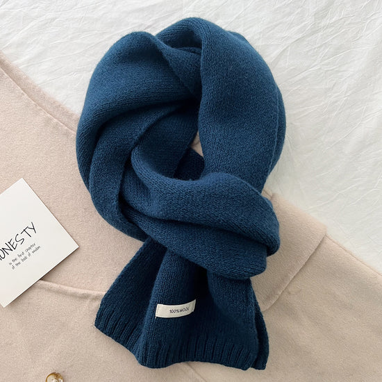 D2A60019-10 Luxurious 100% Wool Scarf for Women and Men - Soft, Warm, and Stylish