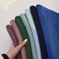Green 2 PCS Skin Red Solid Color Scarf Shawl with Tassels - Warm Korean Style Wrap (180cm x 70cm)
