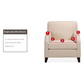 Dark Grey Single Sofa Bubble Gauze Sofa Cover with Skirt - Full Elastic Dustproof Single Seater 90-140cm