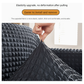 Pink Three-person Sofa Bubble Gauze Sofa Cover with Skirt - Full Elastic Dustproof Three-person Seater 190-230cm