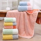 Bluish white Oversized Double-Sided Coral Fleece Bath Towel | Soft and Absorbent, Thick & Warm, 70x140cm