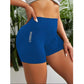 2 pcs High waist black yoga shorts for running, fitness and sports | Tummy control, butt lift, sweat wicking, size S