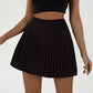 High waist Blue and White pleated skirt | built-in shorts to prevent exposure - suitable for yoga, badminton and golf  Size XL