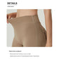 Pink High-Waisted Yoga Shorts with Pockets for Women - Butt-Lifting, Breathable, and Comfortable Activewear S