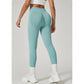 Dark Blue High-Waisted Butt Lift Yoga Pants for Women - Peach Hip Design, Full-Length Leggings, Workout and Fitness Activewear size XL
