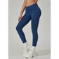 Khaki High-Waisted Butt Lift Yoga Pants for Women - Peach Hip Design, Full-Length Leggings, Workout and Fitness Activewear size M