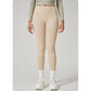 Khaki High-Waisted Butt Lift Yoga Pants for Women - Peach Hip Design, Full-Length Leggings, Workout and Fitness Activewear size L